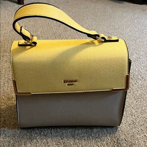Yellow and Gray Women's Bag
